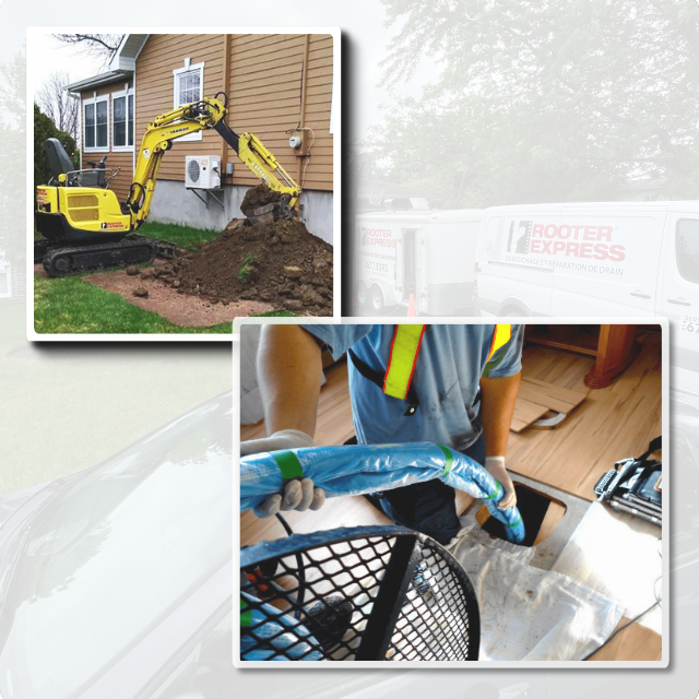 Gainage de drain sans creusage par Nettoyage Rooter Express — installateur certifié Formadrain sur la Rive-Sud de Montréal