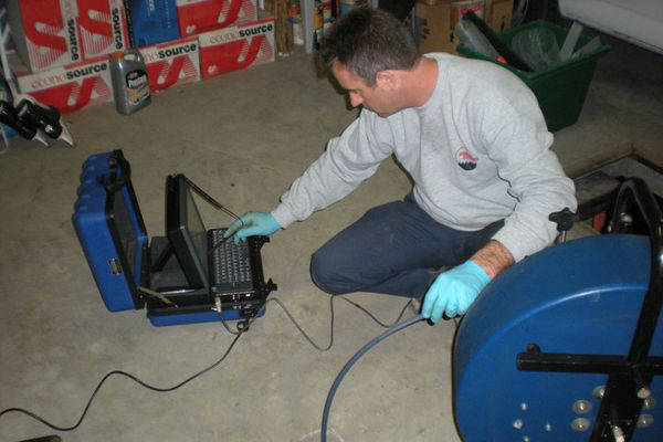 Service d'inspection de drain par caméra rive-sud