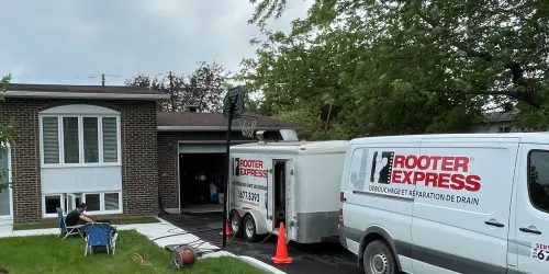 Rooter Express drain cleaning and repair services