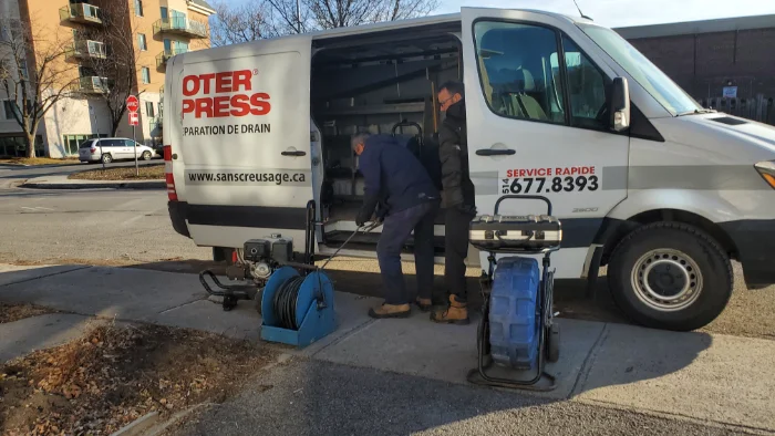 Service de debouchage, nettoyage et reparation-de drain sur la Rive-sud